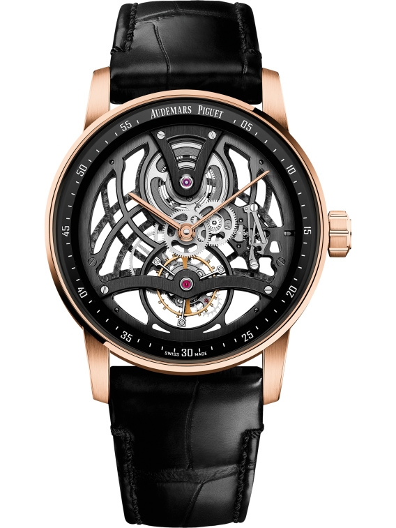 Audemars Piguet 26600OR.OO.D002CR.01 : CODE 11.59 Tourbillon Openworked Red Gold / Black