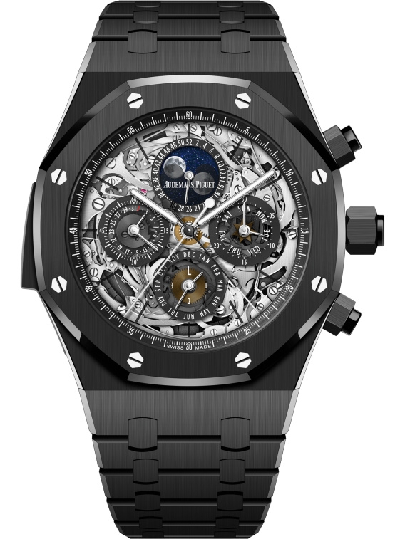 Audemars Piguet 26605CE.OO.1248CE.01 : Royal Oak Grande Complication Openworked Black Ceramic
