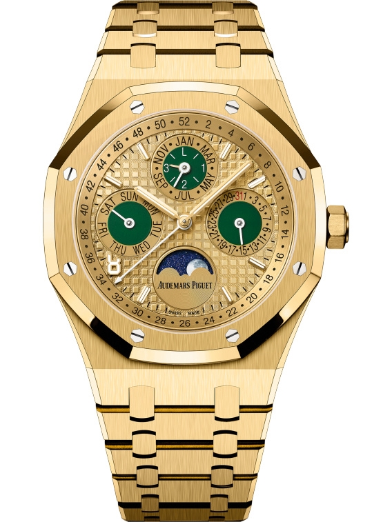 Audemars Piguet 26607BA.OO.1220BA.01 : Royal Oak Perpetual Calendar 41 Yellow Gold /