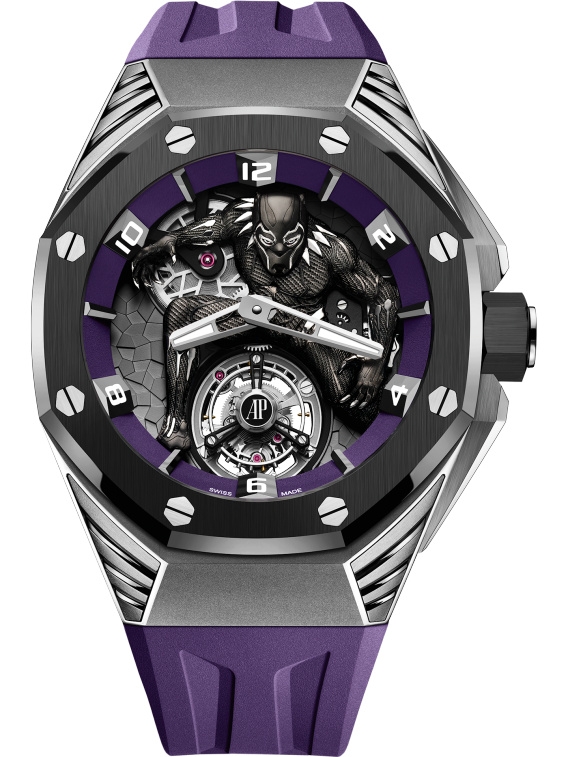 Audemars Piguet 26620IO.OO.D077CA.01 : Royal Oak Concept Black Panther Flying Tourbillon