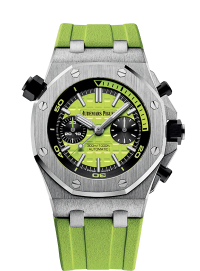 Audemars Piguet 26703ST.OO.A038CA.01 : Royal Oak Offshore Diver Chronograph Green