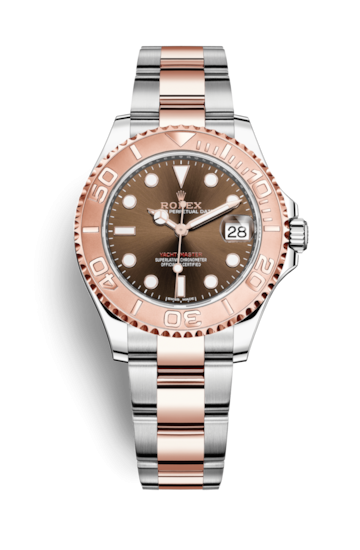 Rolex 268621-0003 : Yacht-Master 37 Rolesor Everose / Chocolate