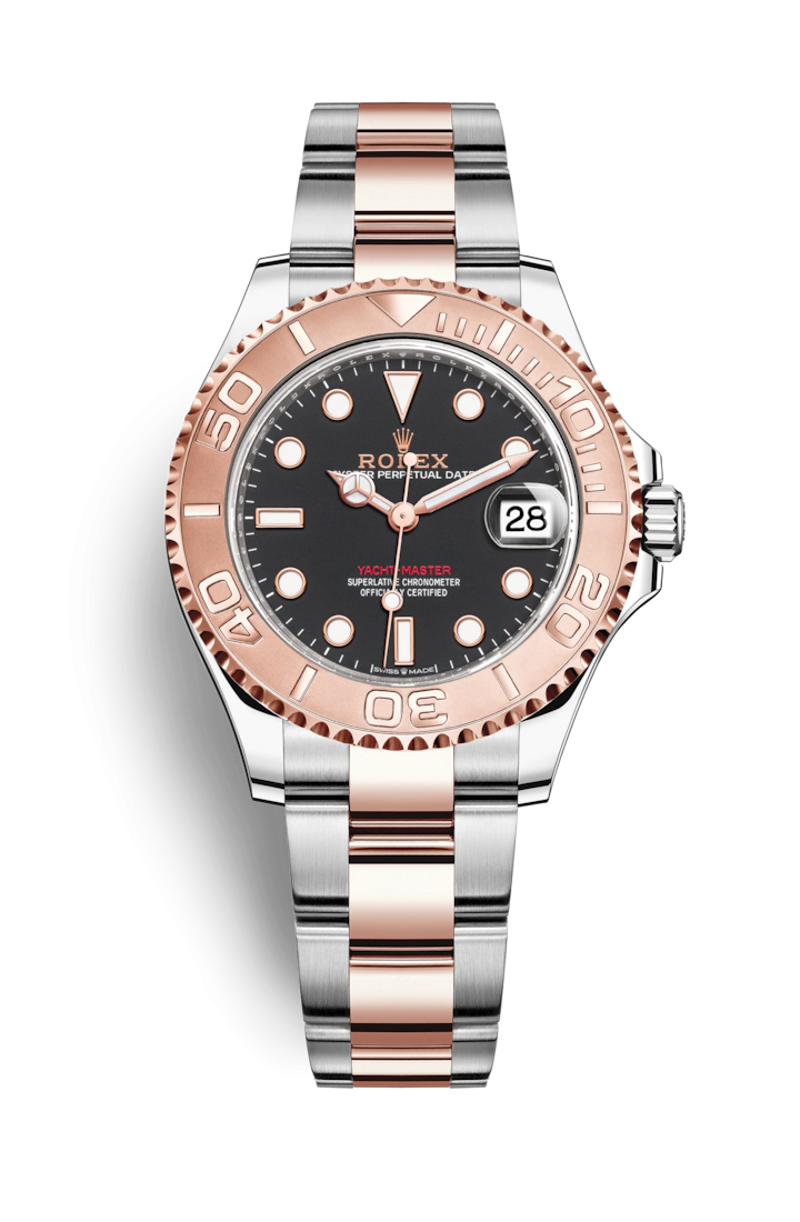 Rolex 268621-0004 : Yacht-Master 37 Rolesor Everose / Black