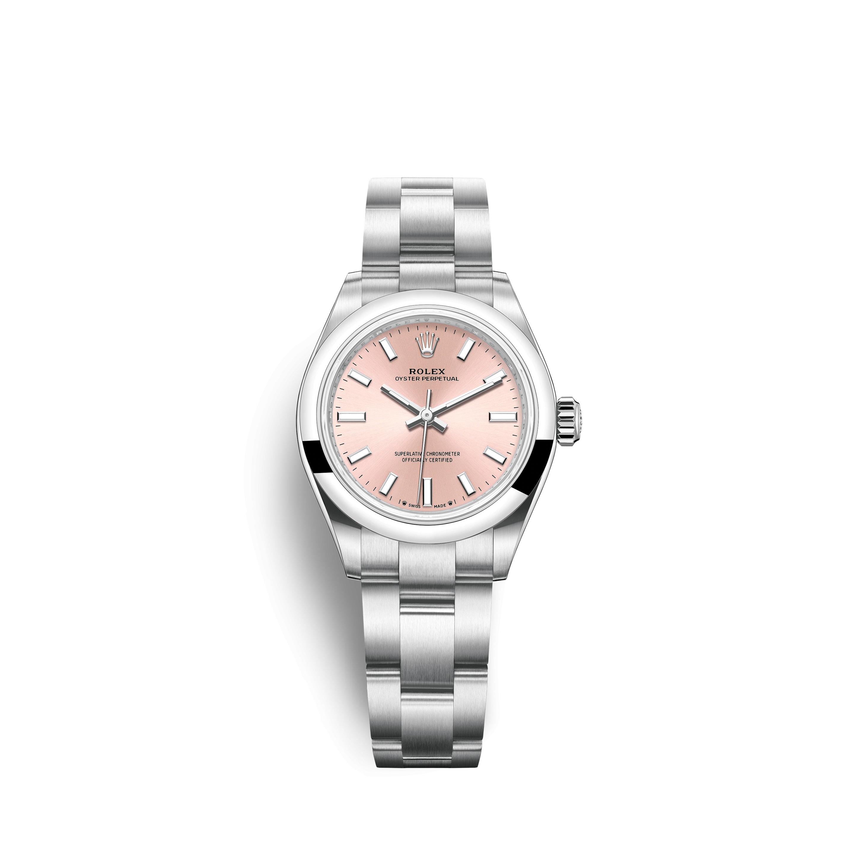Rolex 276200-0004 : Oyster Perpetual 28 Stainless Steel / Pink