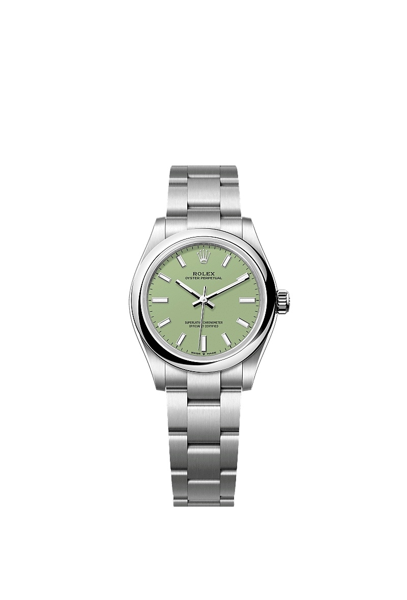 Rolex 277200-0012 : Oyster Perpetual 31 Stainless Steel / Pistachio