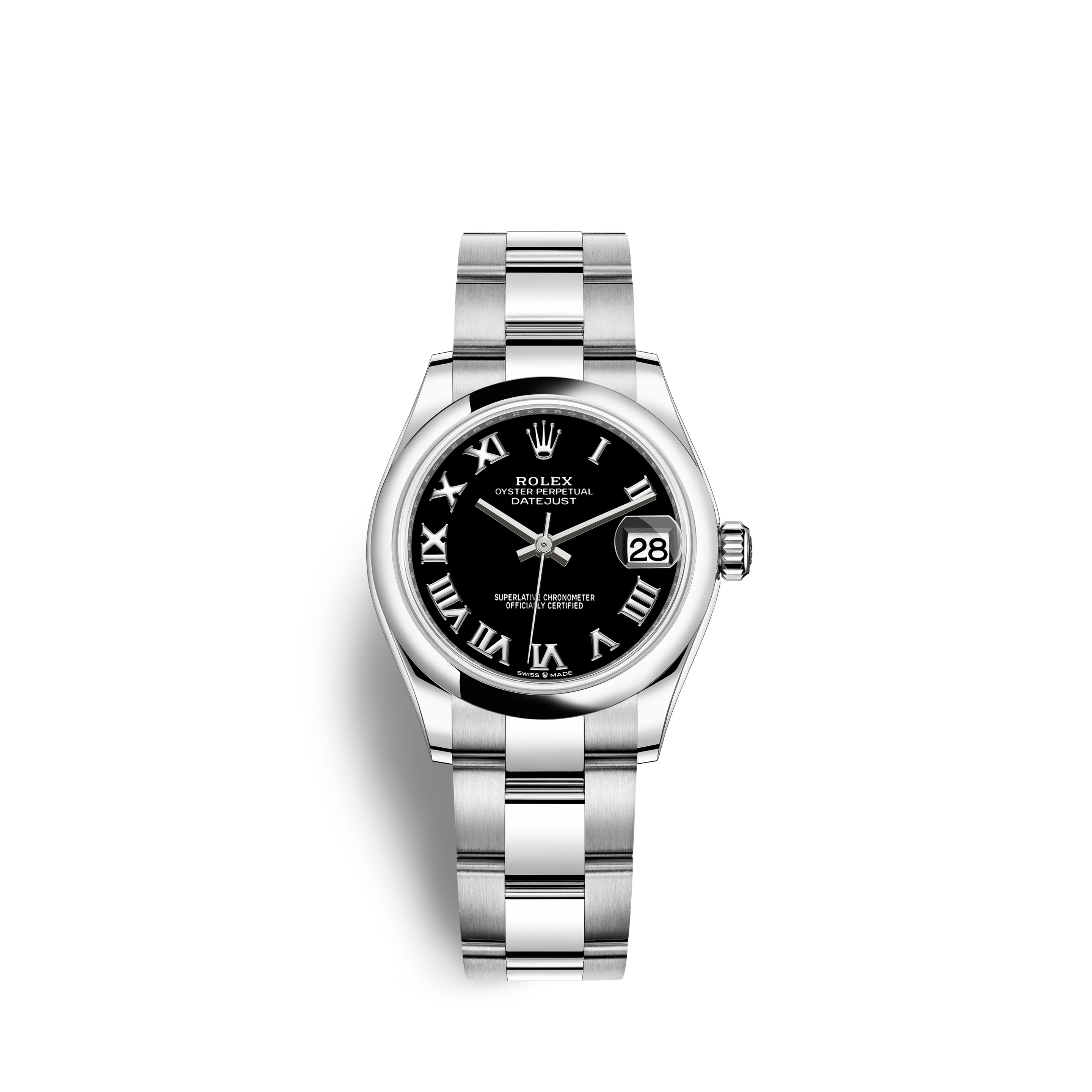 Rolex 278240-0001 : Datejust 31 Stainless Steel / Oyster / Black - Roman