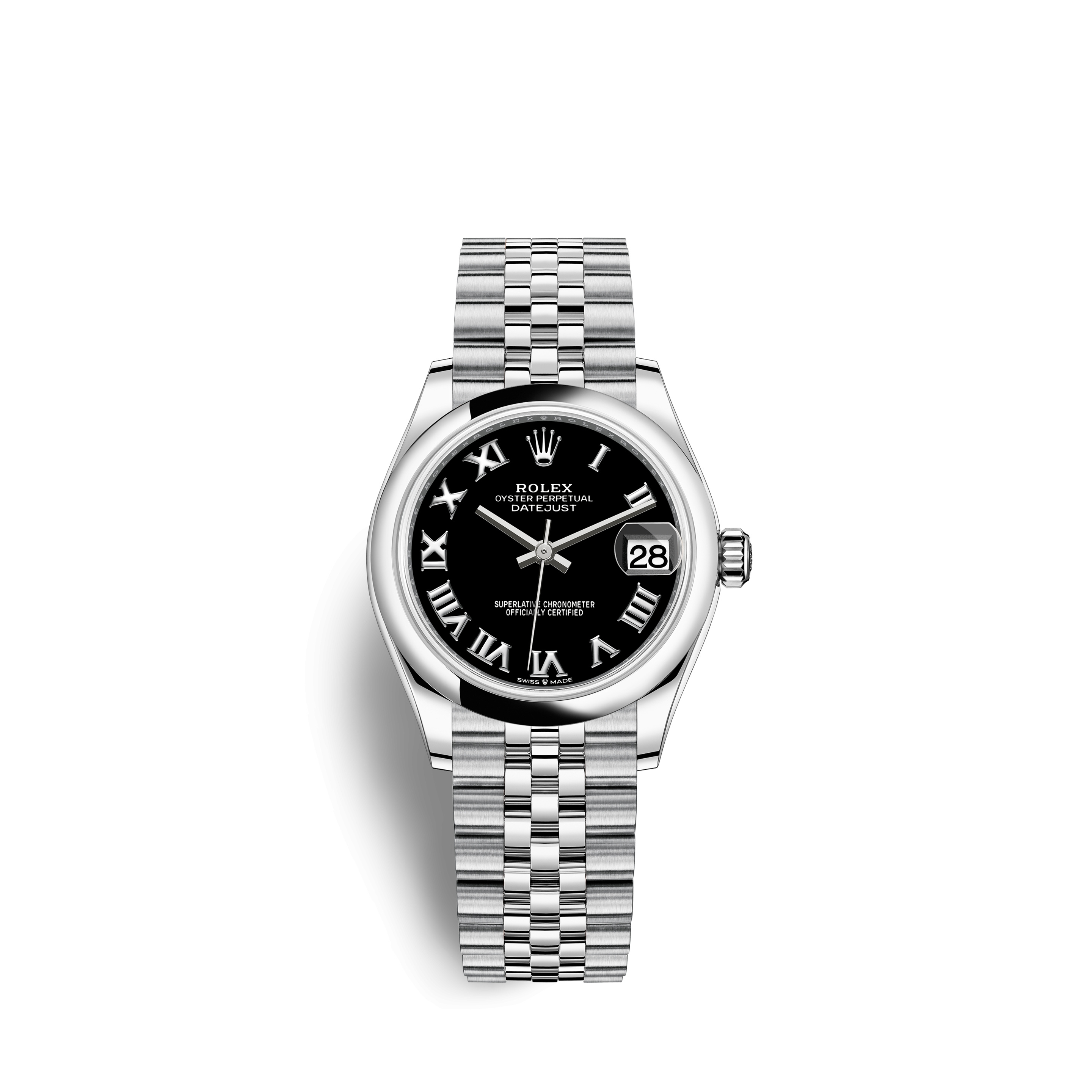 Rolex 278240-0002 : Datejust 31 Stainless Steel / Jubilee / Black - Roman