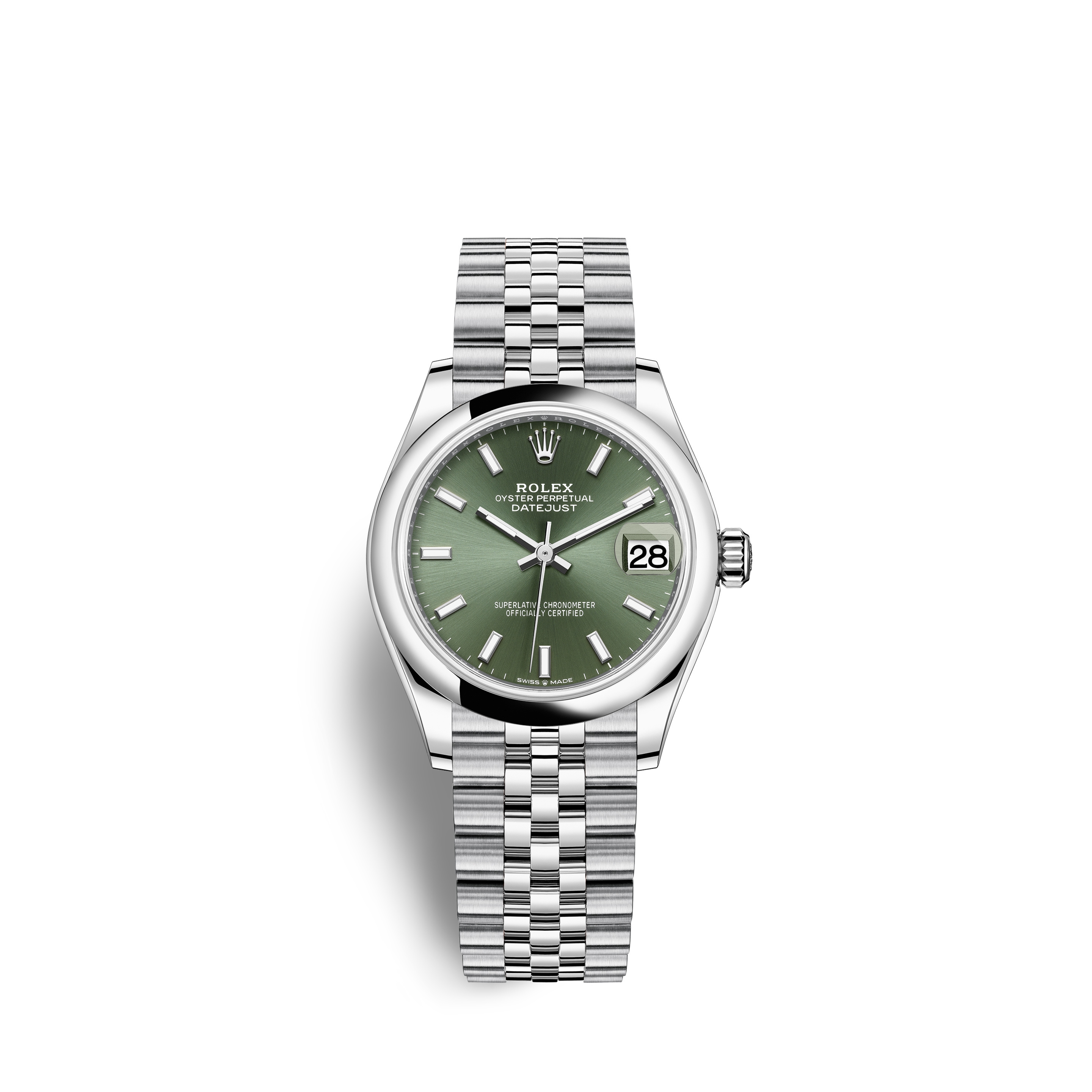 Rolex 278240-0012 : Datejust 31 Stainless Steel / Jubilee / Green