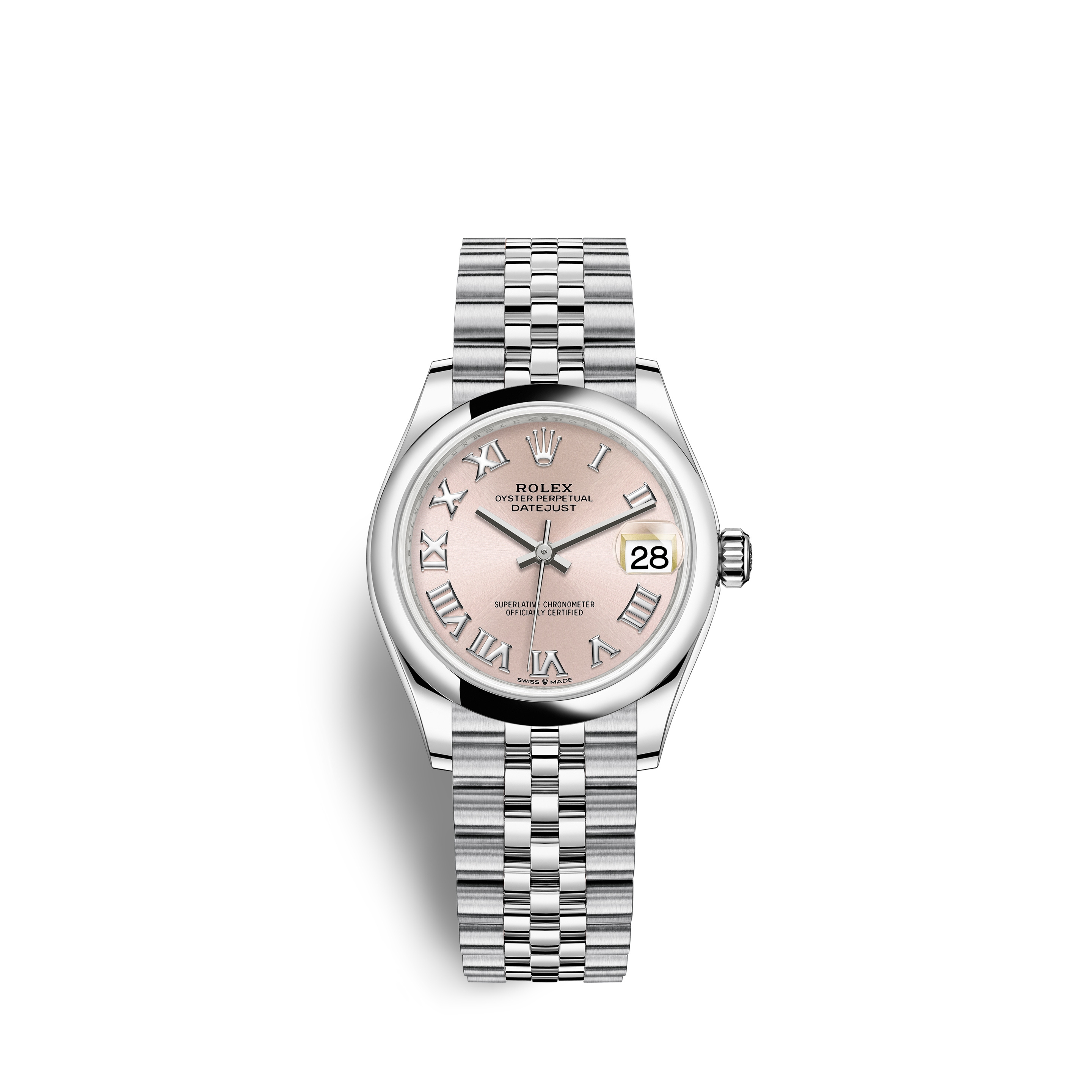 Rolex 278240-0014 : Datejust 31 Stainless Steel / Jubilee / Pink - Roman