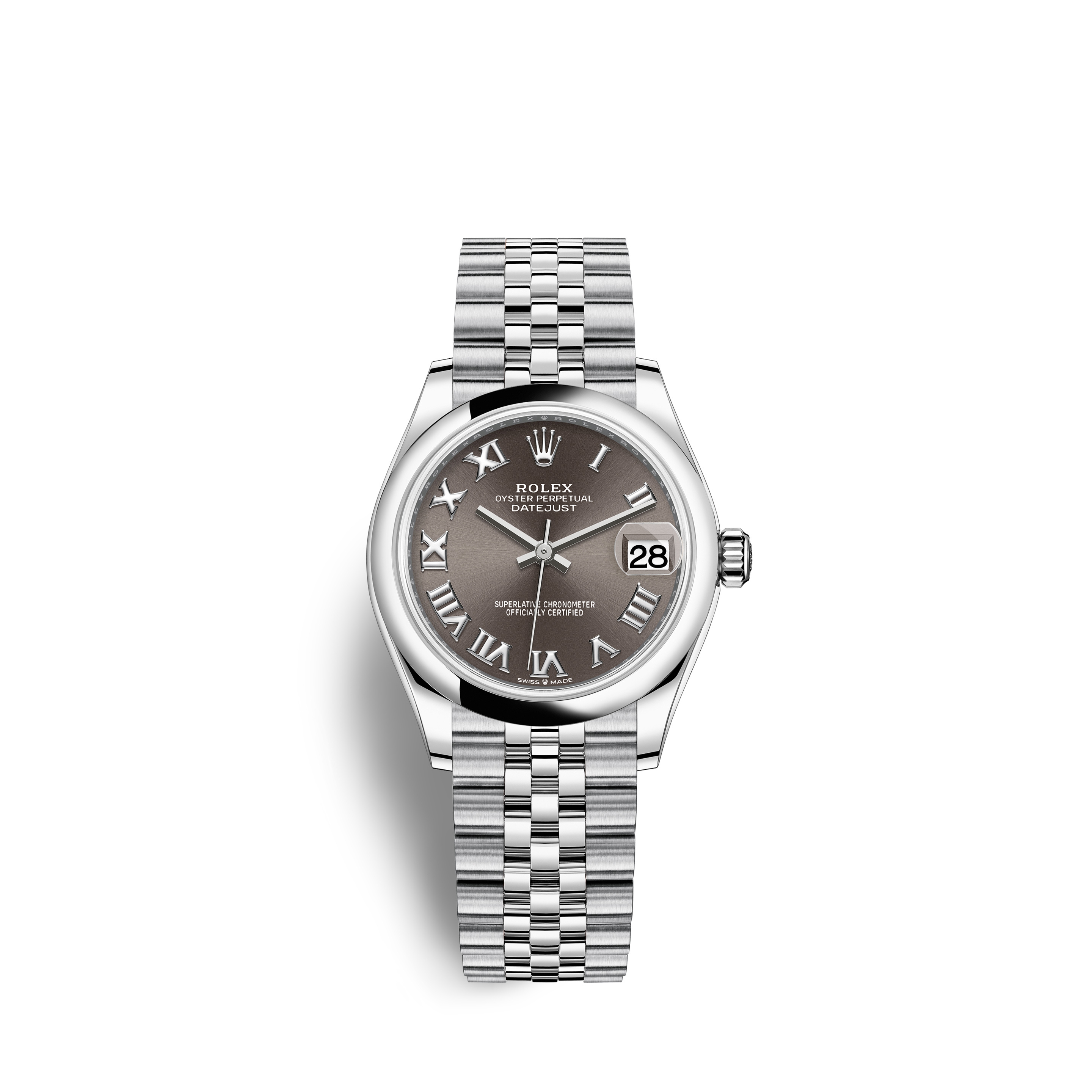 Rolex 278240-0016 : Datejust 31 Stainless Steel / Jubilee / Grey - Roman