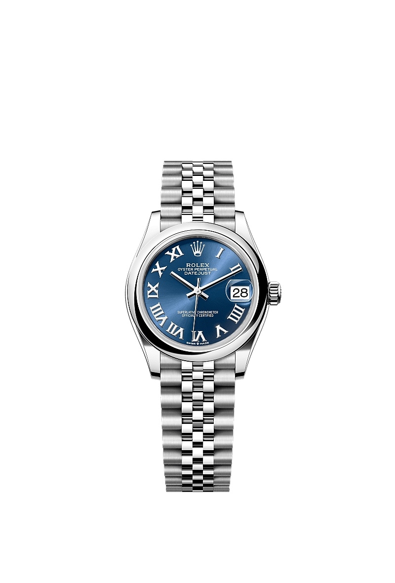 Rolex 278240-0018 : Datejust 31 Stainless Steel / Jubilee / Blue - Roman