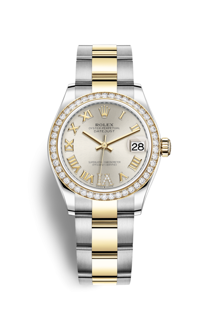 Rolex 278383RBR-0003 : Datejust 31 Stainless Steel / Yellow Gold / Diamond / Silver - Roman / Oyster