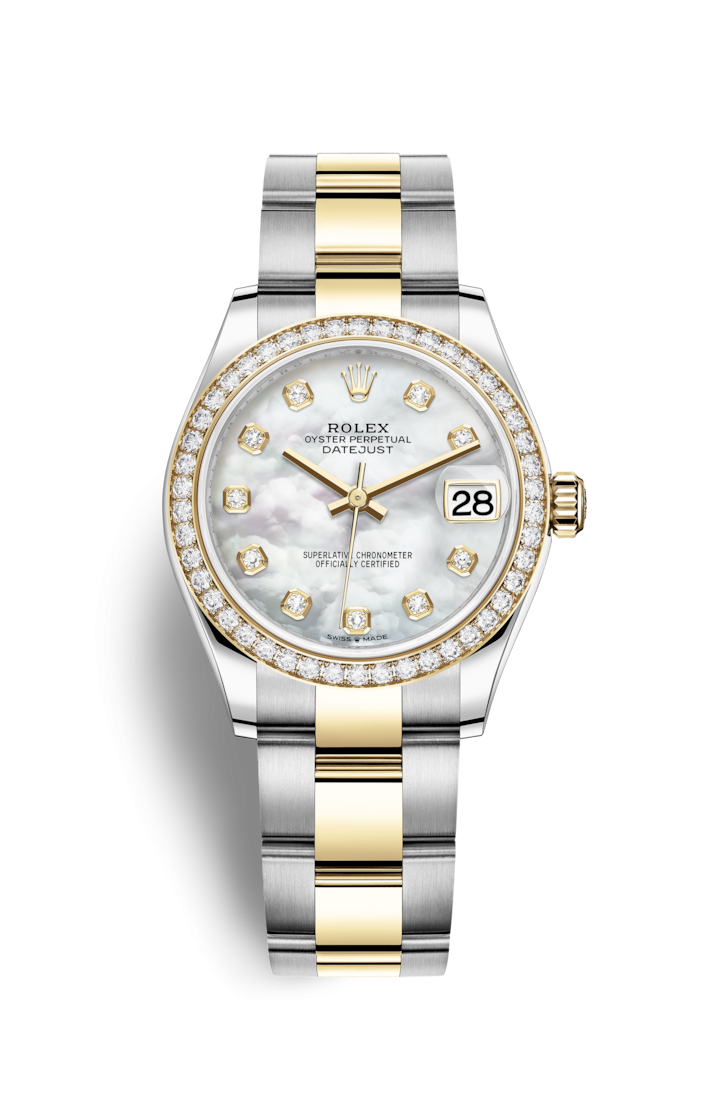 Rolex 278383RBR-0027 : Datejust 31 Stainless Steel / Yellow Gold / Diamond / MOP / Oyster