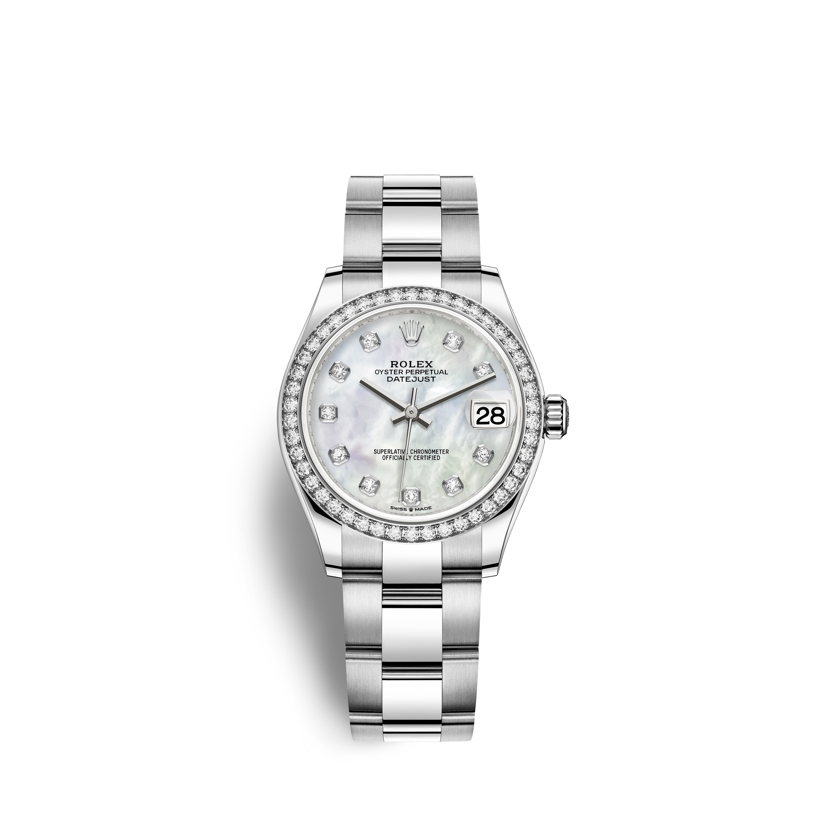 Rolex 278384RBR-0007 : Datejust 31 Stainless Steel Diamond / Oyster / MOP