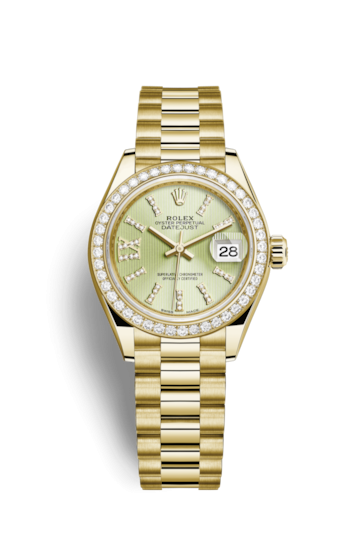 Rolex 279138rbr-0003 : Lady-Datejust 28 Yellow Gold Diamond / President / Linden Diamonds