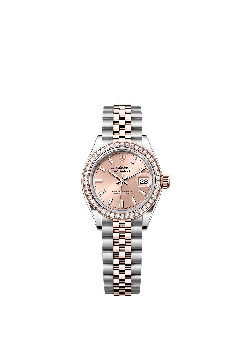 Rolex 279381RBR-0023 : Lady-Datejust 28 Stainless Steel / Rose Gold /  Diamond / Rose / Jubilee