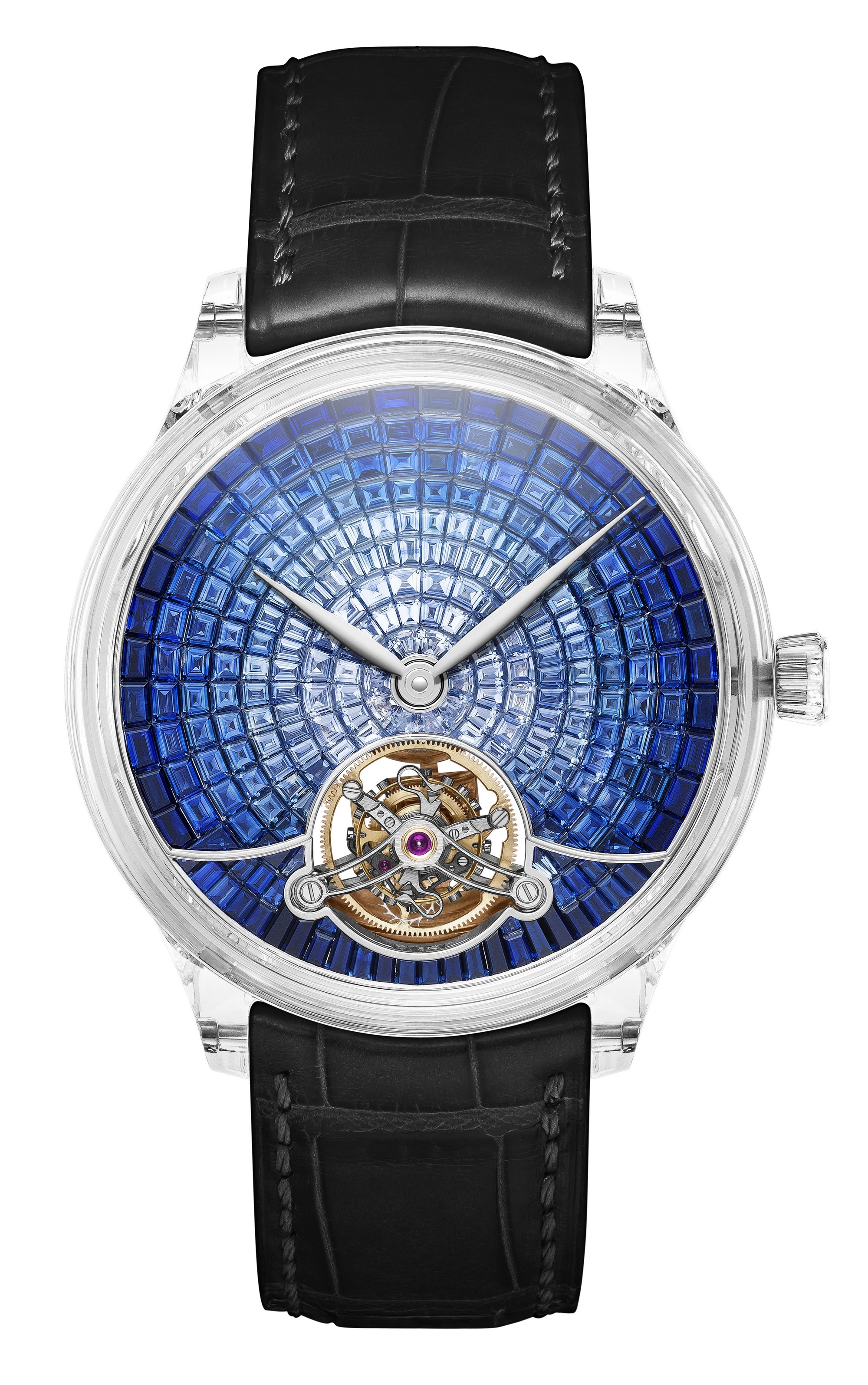 H. Moser & Cie 2802-1000 : Venturer Tourbillon Sapphire / Sapphire