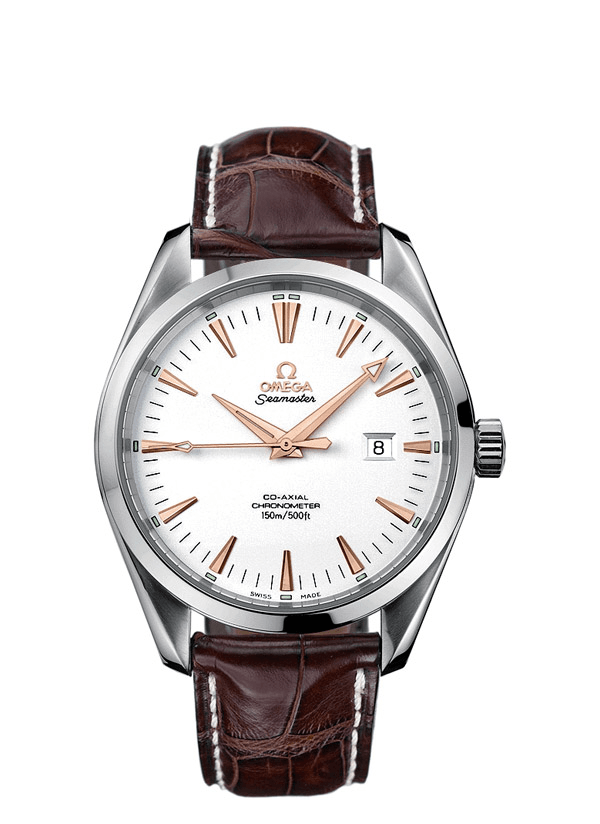 Omega 2802.34.37 : Seamaster Aqua Terra 150M Co-Axial 42.2 Stainless Steel / White