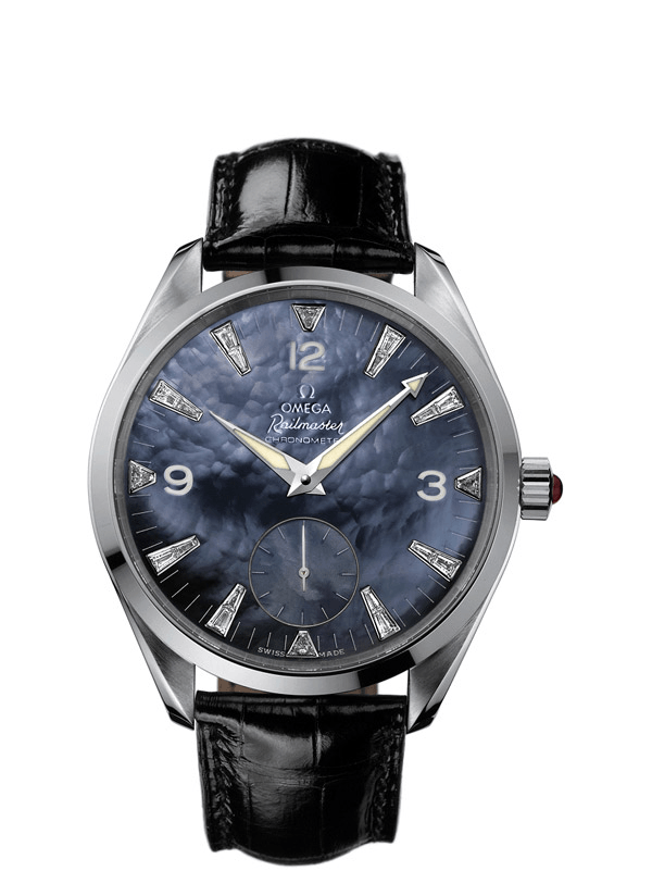 Omega 2806.72.31 : Seamaster Aqua Terra 150M Hand Wound 49.2 Railmaster Stainless Steel / Blue MOP