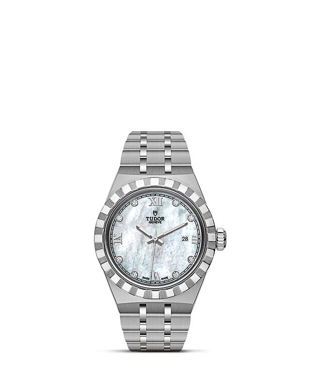 Tudor 28300-0005 : Royal Date 28 Stainless Steel / MOP