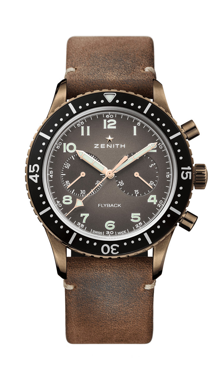 Zenith 29.2240.405/18.C801 : Cronometro Tipo CP-2 Flyback Bronze / Bronze