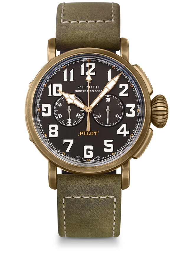 Zenith 29.2430.4069/21.C800 : Pilot Type 20 Extra Special Chronograph Bronze / Black