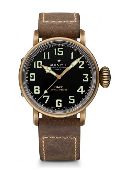 Zenith 29.2430.679/21.C753 WT : Pilot Type 20 Extra Special Bronze WorldTempus