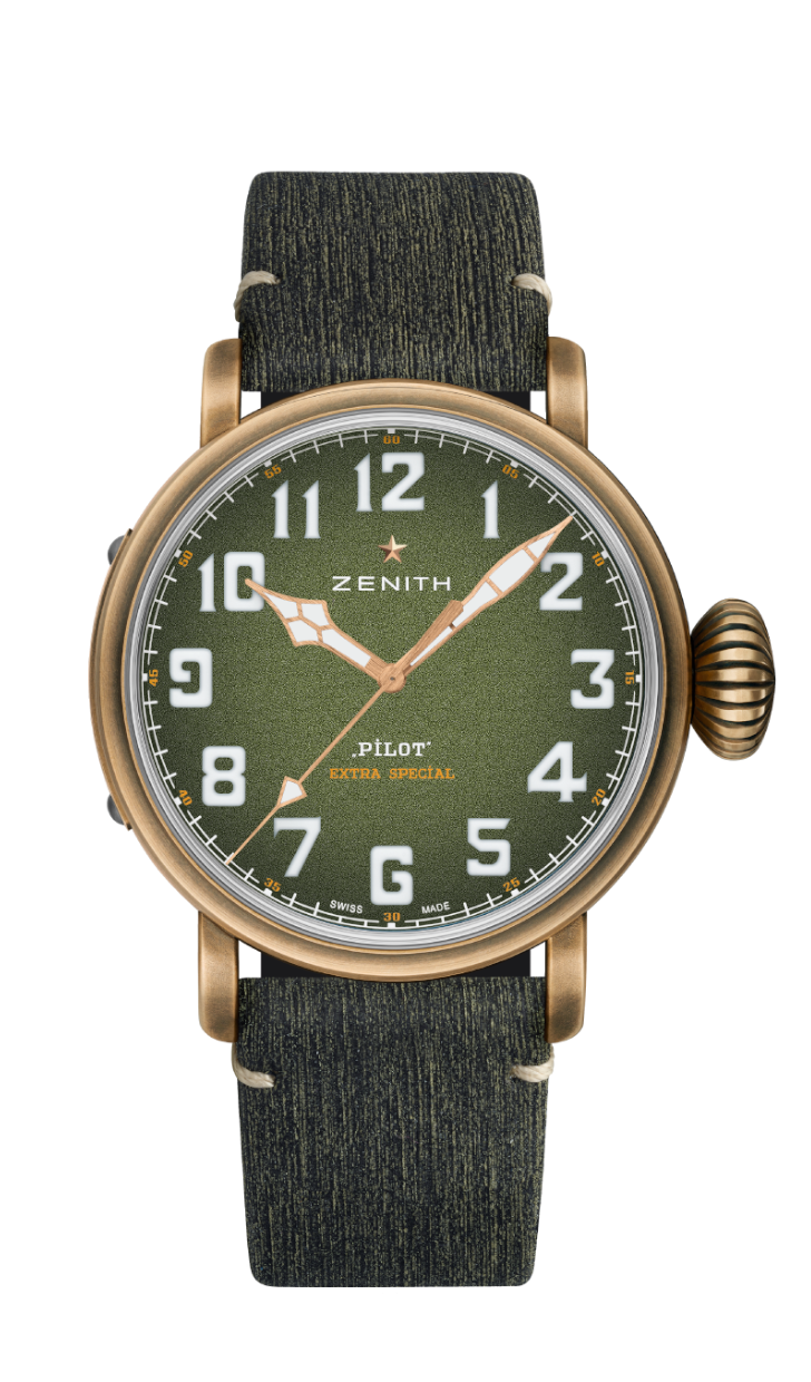 Zenith 29.2430.679/63.C813 : Pilot Type 20 Adventure 45mm Bronze / Khaki / Matrix