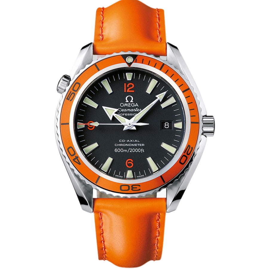 Omega 2908.50.83 : Seamaster Planet Ocean 600M Co-Axial 45.5 Stainless Steel / Orange / Orange Rubber