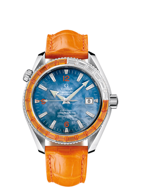Omega 2914.50.38 : Seamaster Planet Ocean 600M Co-Axial 42 Mécanique 18 Sapphires