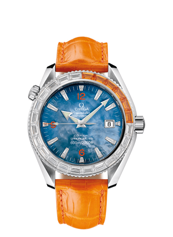 Omega 2916.50.48 : Seamaster Planet Ocean 600M Co-Axial 42 Mécanique 6 Sapphires/  Short Strap
