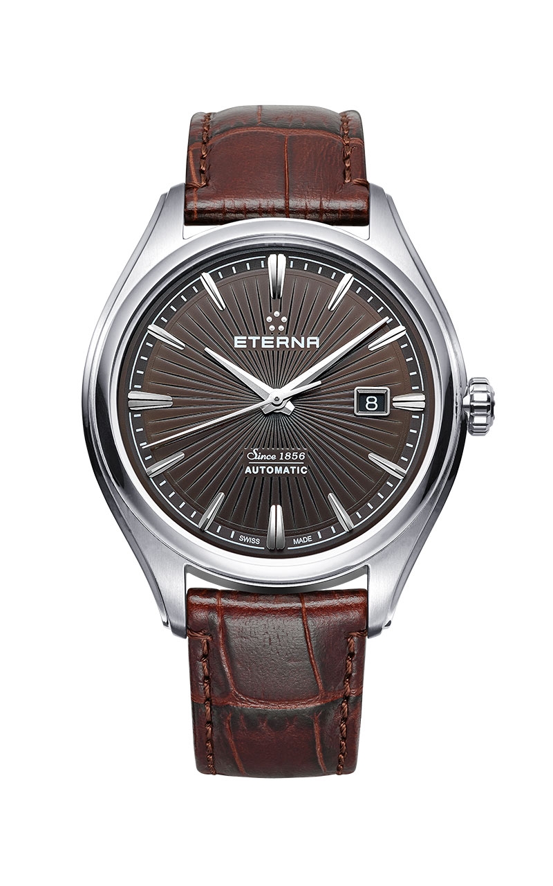 Eterna 2945.41.50.1338 : Avant-Garde Date Black / Strap