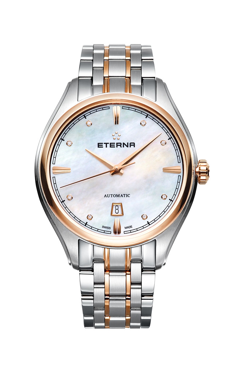Eterna 2945.53.66.1716 : Avant-Garde Date Two Tone / MOP / Bracelet