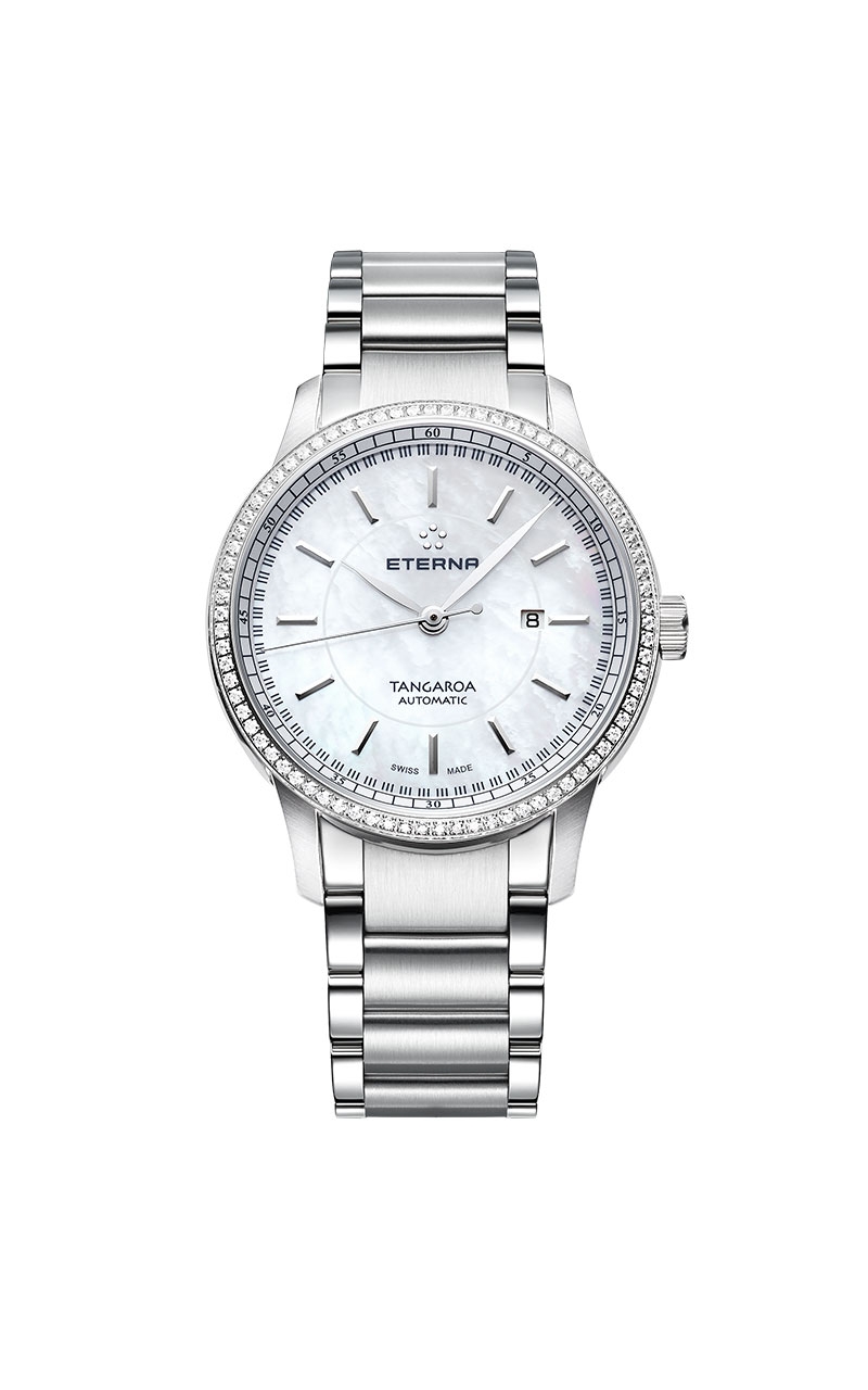 Eterna 2947.50.61.0285 : Tangaroa Three-Hands Lady Diamond / Bracelet