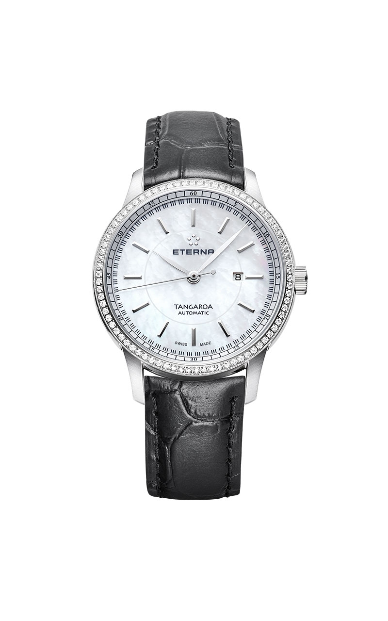 Eterna 2947.50.61.1292 : Tangaroa Three-Hands Lady Diamond / Strap