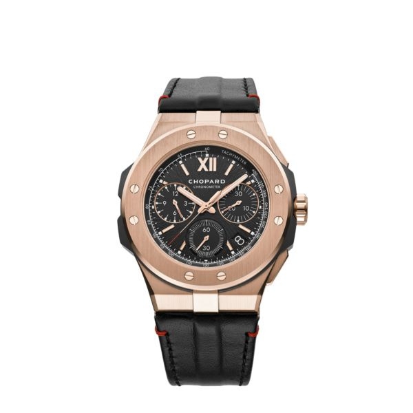 Chopard 295387-9001 : Alpine Eagle XL Chronograph Rose Gold / TItanium / Black