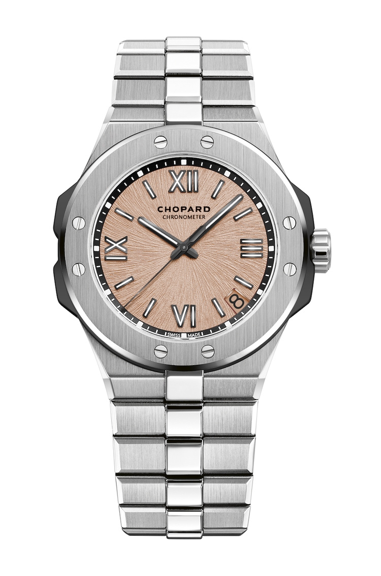 Chopard 298600-3015 : Alpine Eagle 41 Stainless Steel - Titanium / Salmon / Indonesia