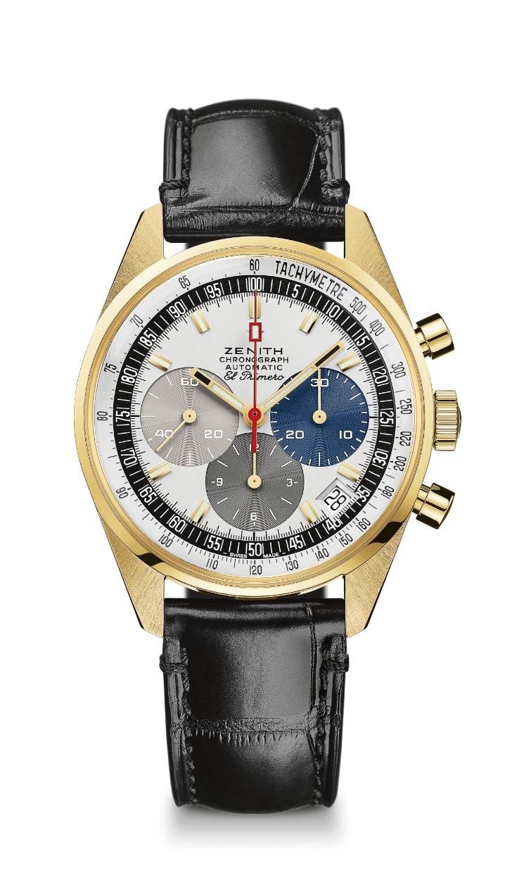 Zenith 30.A386.400/69.C807 : El Primero A386 Revival 50th Anniversary El Primero Yellow Gold