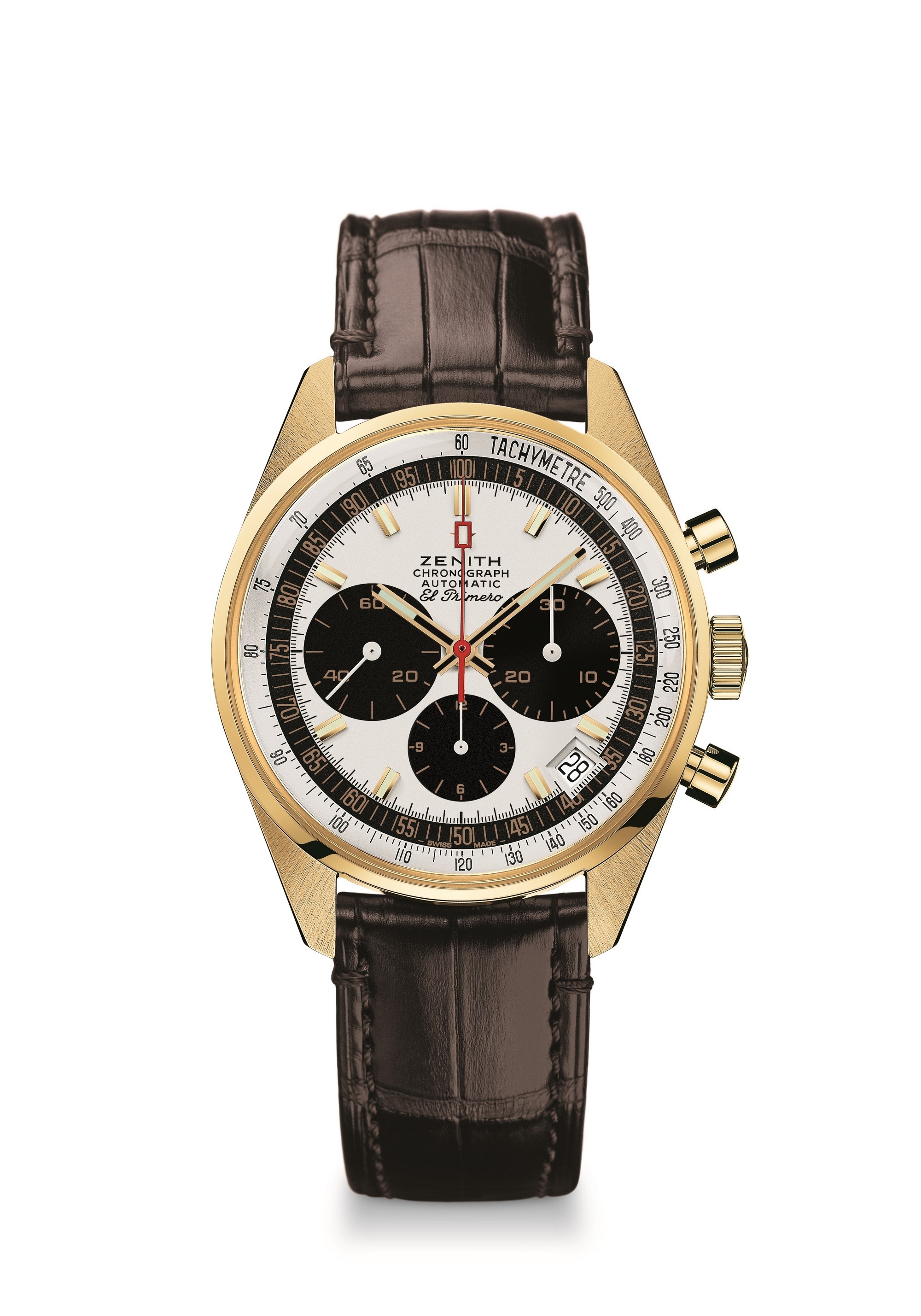 Zenith 30.G381.400/21.C807 : El Primero A381 Revival 50th Anniversary El Primero Yellow Gold / Hodinkee