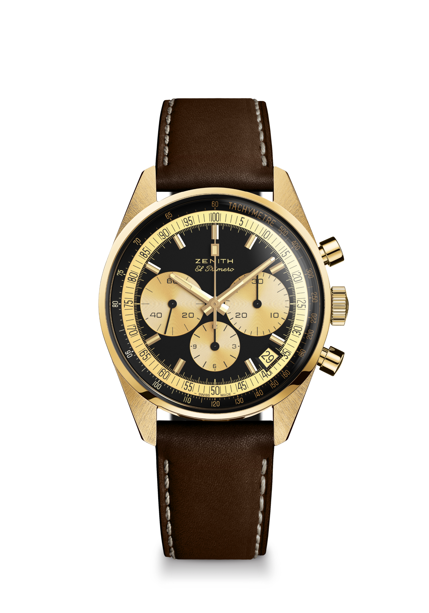 Zenith 30.P386.400/27.C841 : El Primero A386 Revival Yellow Gold / Black / Phillips