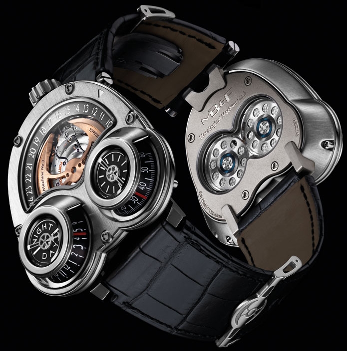 MB&F 30.WTL.B : Horological Machine N°3 HM3 Starcruiser White Gold