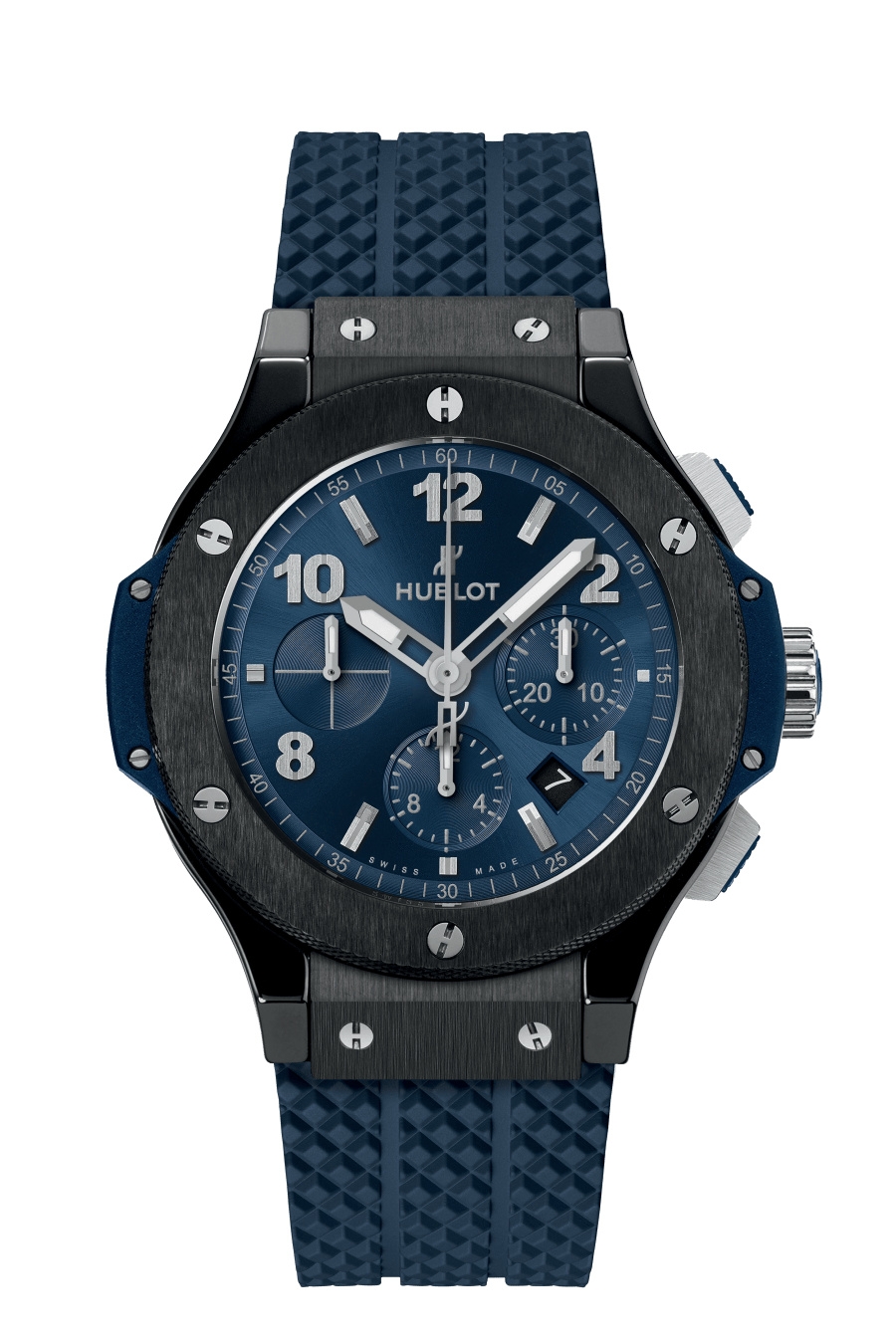 Hublot 301.CM.710.RX : Big Bang Original 44 Ceramic / Blue / Rubber