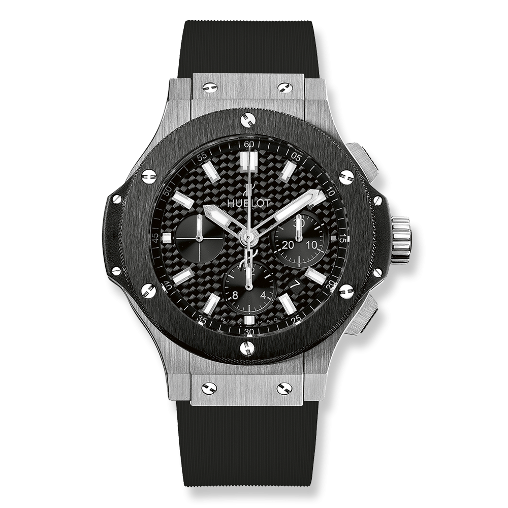 Hublot 301.SM.1770.RX : Big Bang 45 Stainless Steel / Ceramic / Black