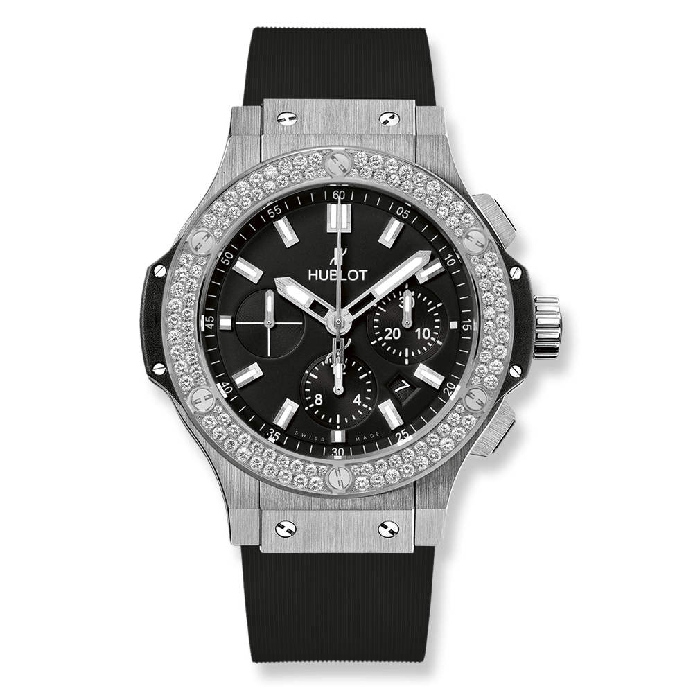 Hublot 301.SX.1170.RX.1104 : Big Bang 45 Stainless Steel / Diamond / Black