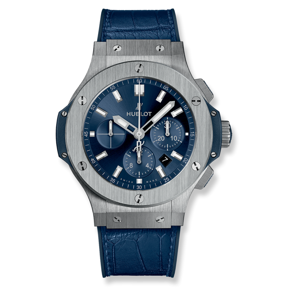 Hublot 301.SX.7170.LR : Big Bang Original 44 Stainless Steel / Blue / Alligator