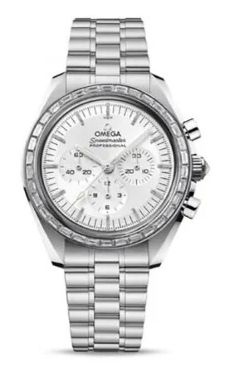 Omega 310.55.42.50.52.004 : Speedmaster Professional Moonwatch 3861 Canopus Gold - Baguette / Silver - Diamond / Bracelet