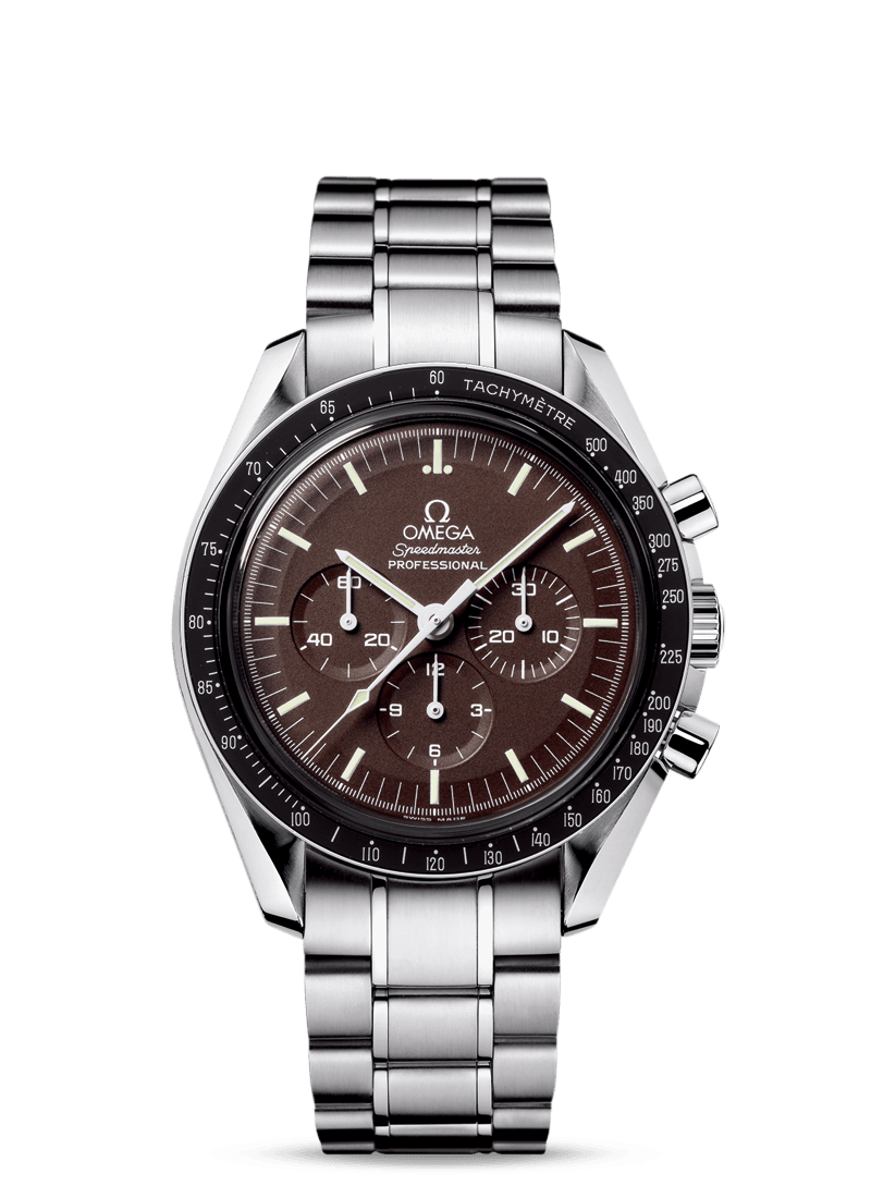 Omega 311.30.42.30.13.001 : Speedmaster Professional Moonwatch Chocolate / Bracelet