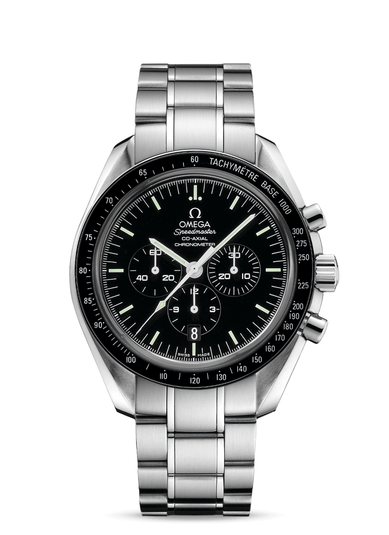 Omega 311.30.44.50.01.001 : Speedmaster Professional Moonwatch Co-Axial Stainless Steel /  Enamel / Bracelet