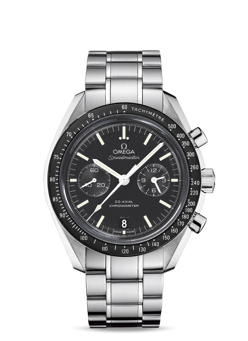 Omega 311.30.44.51.01.002 : Speedmaster Moonwatch Co-Axial Stainless Steel / Black / Bracelet