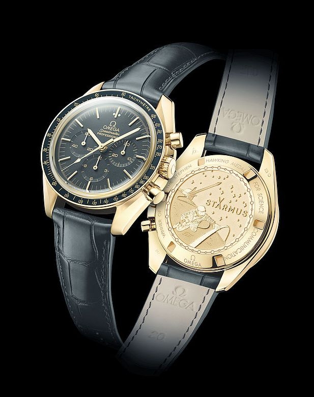 Omega 311.63.42.03.01.001 : Speedmaster Moonwatch Professional Yellow Gold / Starmus